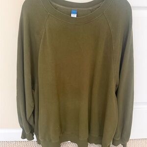 Olive Green Womens Old Navy Sweatshirt